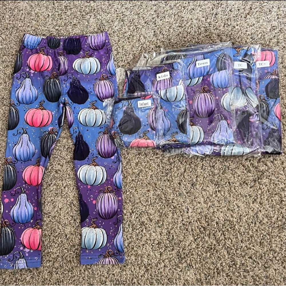 Pumpkin Addy Cole Leggings